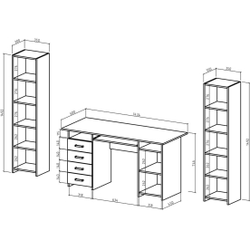 Письменный стол Лайт 8К