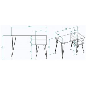 Письменный стол МегаKraft 12