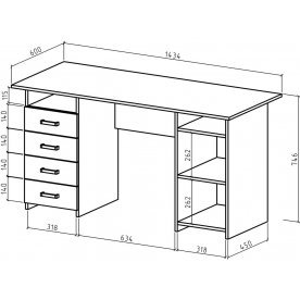 Письменный стол Найт-8