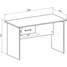 Письменный стол ОФ-111К + ОФ-26