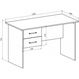 Письменный стол ОФ-112К + ОФ-21