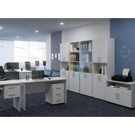 Письменный стол ОФ-113K+ОФ-22 с тумбой