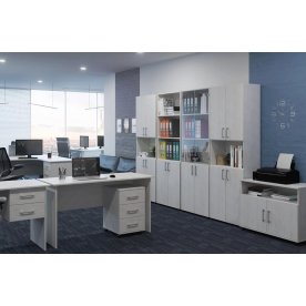 Письменный стол ОФ-113K+ОФ-22 с тумбой