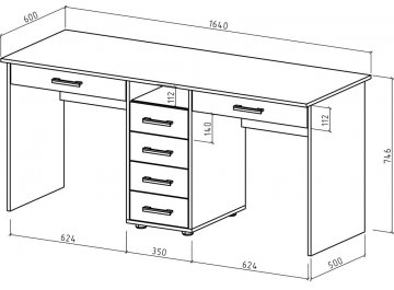 Письменный стол Остин-8Я