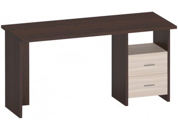 Письменный стол СКЛ-Прям100 (без тумбы) БЕ венге / карамель