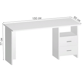 Письменный стол СКЛ-Прям150Р
