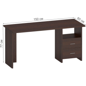 Письменный стол СКЛ-Прям150Р