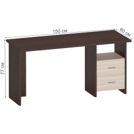 Письменный стол СКЛ-Прям150Р
