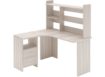 Письменный стол СКЛ-Угл130+НКЛ-120 КБЕ карамель