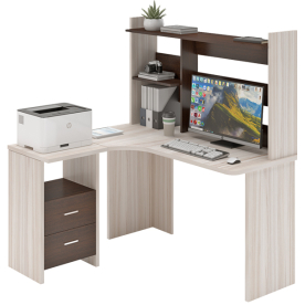 Письменный стол СКЛ-Угл130+НКЛ-130