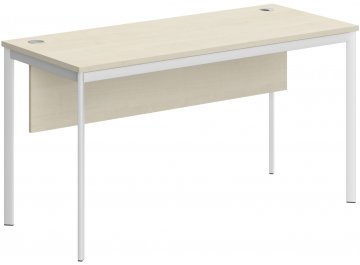 Белый компьютерный стол SkyLand IMAGO-S СП-3.1SD 1400х600х755 белый / алюминий клен / белый