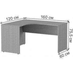 Письменный стол SkyLand IMAGO СА-4Л 1600х1200(600)х755