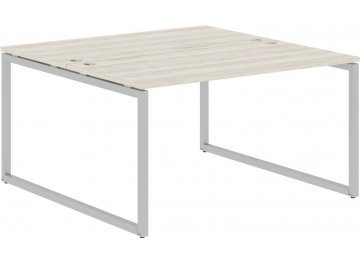 Письменный стол Skyland XQWST 1614 160х140,6х75 двухместный сосна эдмонт / алюминий