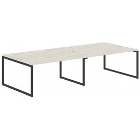 Письменный стол Skyland XTEN-Q XQWST 3214 3206х1406х750 четырехместный