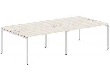 Письменный стол Skyland XTEN-S XWST 1614 1600х1406х750 двухместный сосна эдмонт / алюминий