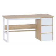 дуб сонома / белый