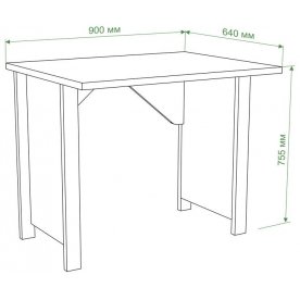 Письменный стол СТД-90 с ЯПД КК