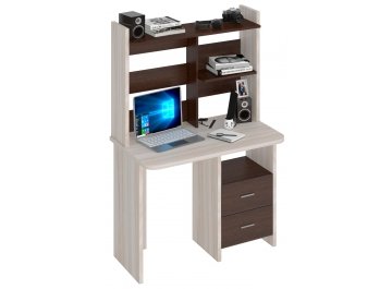 Письменный стол СКЛ-Прям100Р+НКЛ-100 КВ