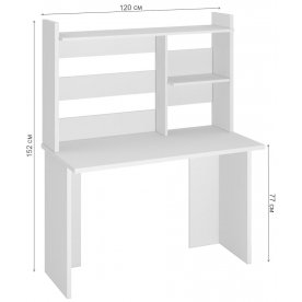 Письменный стол СКЛ-Прям120(без тумбы)+НКЛ-120 Н