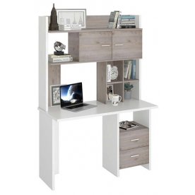 Письменный стол СКЛ-Прям120+НКЛХ-120 БЕН