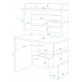 Письменный стол СД-15 БЕ