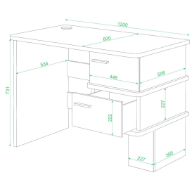 Письменный стол СД-15 C
