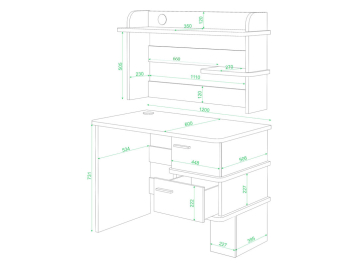 Письменный стол СД-15