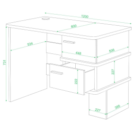 Письменный стол СД-15 C