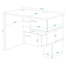 Письменный стол СД-15 C
