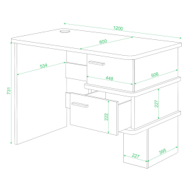Письменный стол Юранта-15 C
