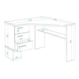 Письменный стол СД-45С