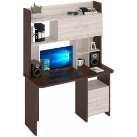 Письменный стол СКЛ-Прям130Р+НКЛХ-130 ВК