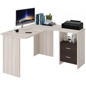 Письменный стол СКЛ-Угл 130 КВ ПРАВ