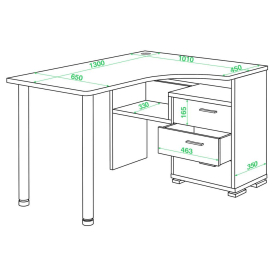 Письменный стол СР-132С-130