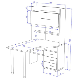Письменный стол СР-133-140