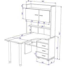 Письменный стол СР-133-140