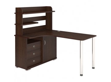 Письменный стол СР-145М ВБЕВ-ЛЕВ левый венге