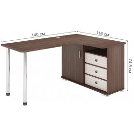 Письменный стол СР-145СМ ШКШ-ПРАВ правый