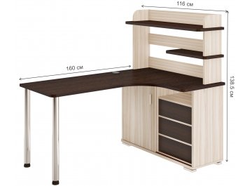 Письменный стол СР-165М КВВ-ПРАВ правый
