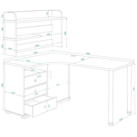 Письменный стол СР-165М