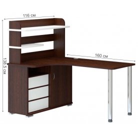 Письменный стол СР-165М ВБЕВ-ЛЕВ левый