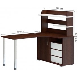 Письменный стол СР-165М ВБЕВ-ПРАВ правый