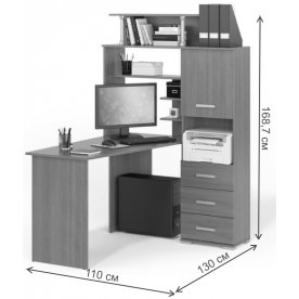 Письменный стол Вента-8 правый