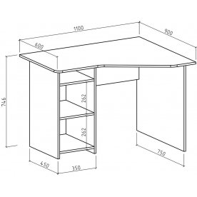 Письменный стол Лайт-16