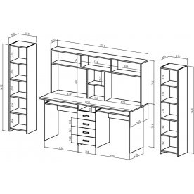 Письменный стол Лайт 11К