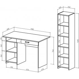 Письменный стол Лайт-2Я