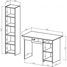 Письменный стол Лайт-3Я