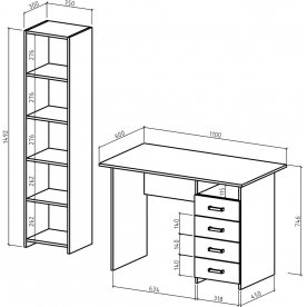 Письменный стол Лайт-5