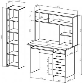 Письменный стол Лайт-5