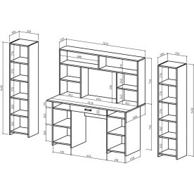 Письменный стол Лайт-6Я